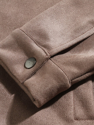 Veste Classique en Suède Confortable