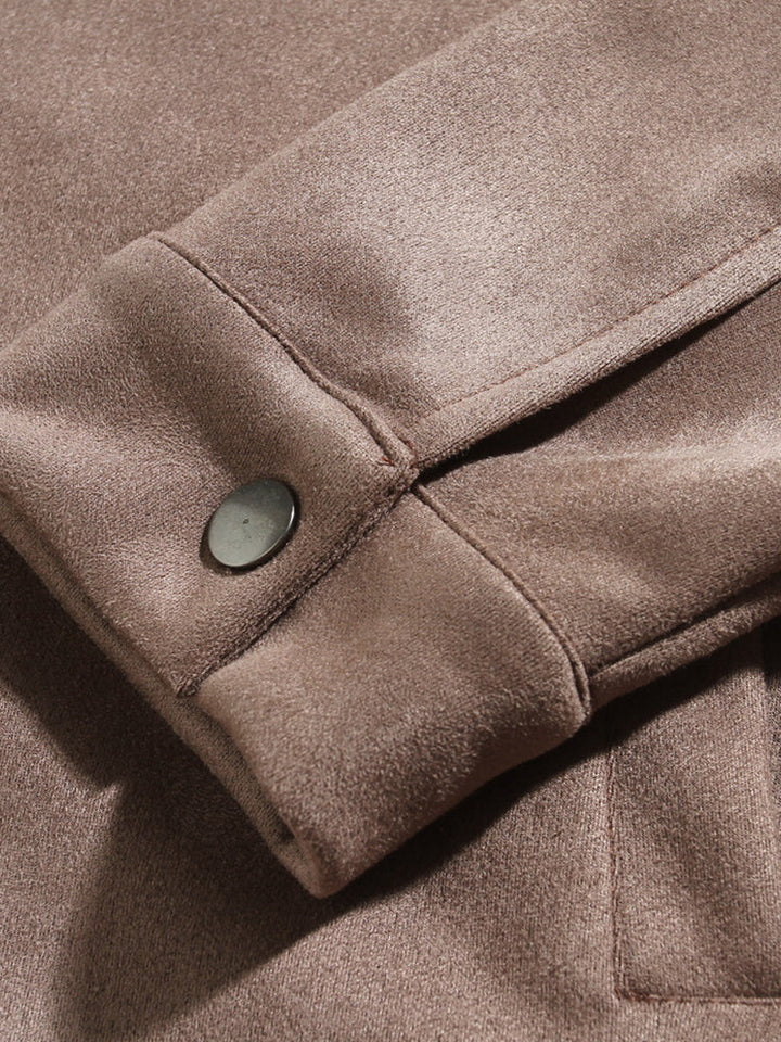 Veste Classique en Suède Confortable
