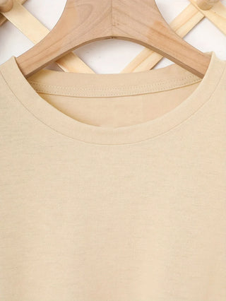 Larson - T-shirt casual à manches courtes avec motif en forme de cœur