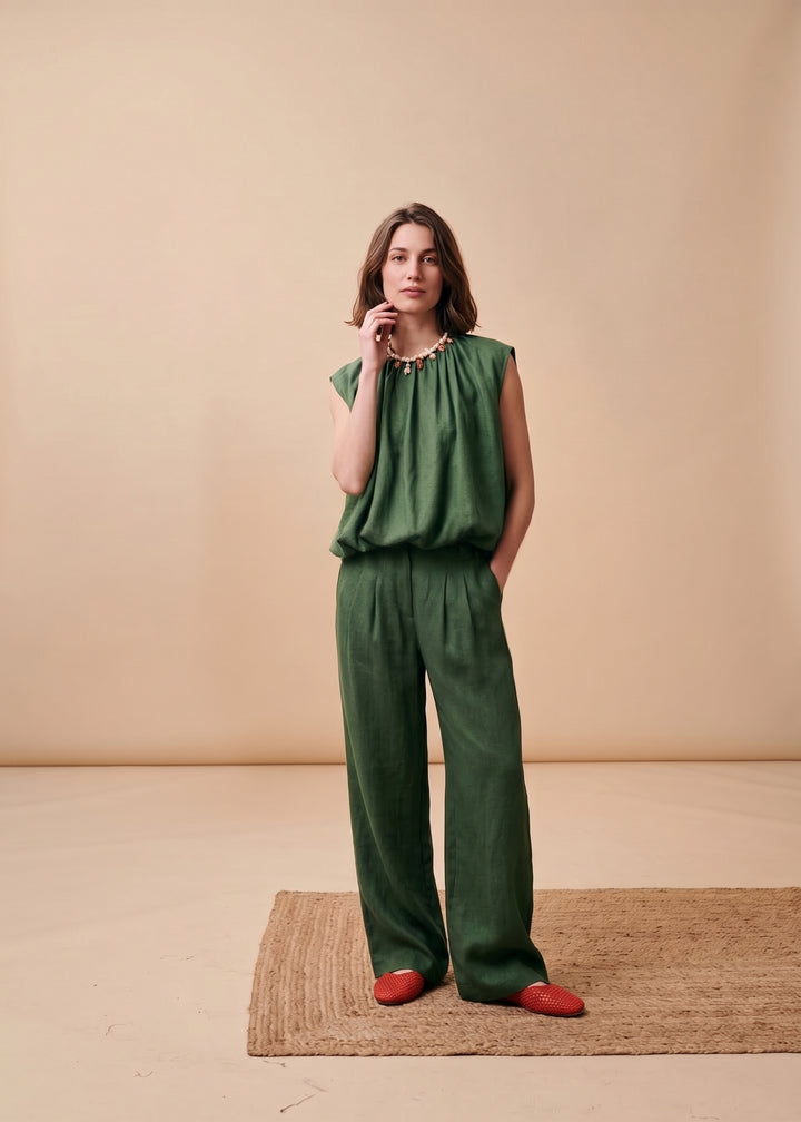 Lucinia - Pantalon Vert