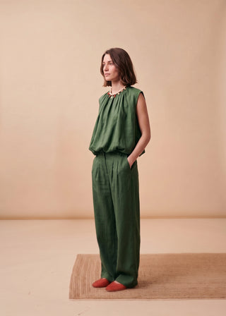 Lucinia - Pantalon Vert