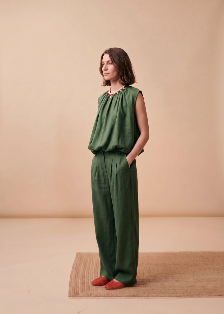 Lucinia - Pantalon Vert