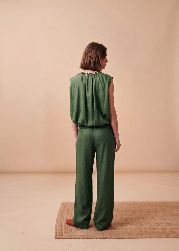 Lucinia - Pantalon Vert